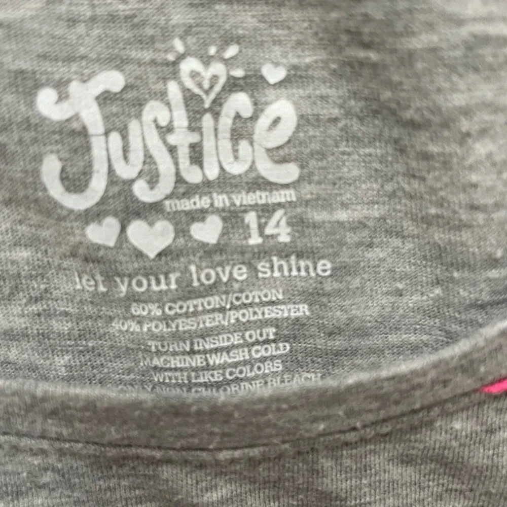 Justice Girls Size XL Short Sleeve Shirt